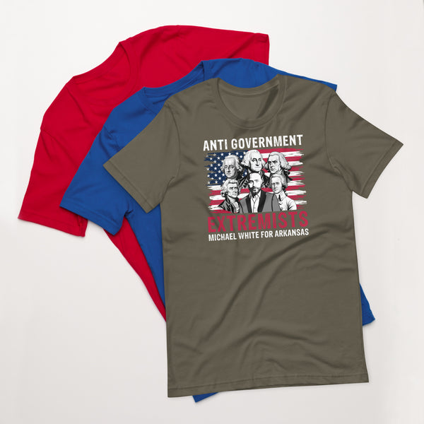 Anti-government Extremist Unisex t-shirt