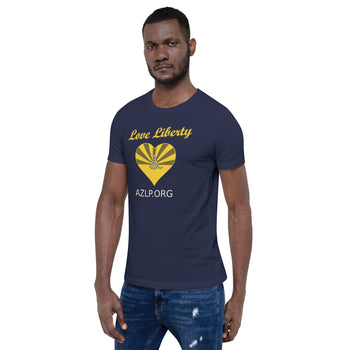 Love Liberty (Don't Tread) Arizona Libertarian Party Unisex t-shirt - Proud Libertarian - Libertarian Party of Arizona