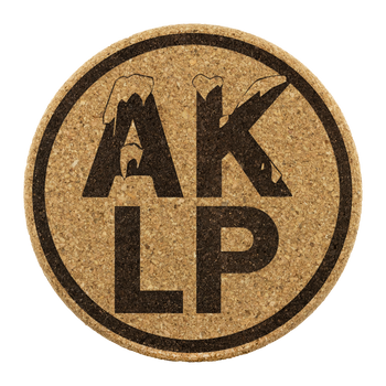 Alaska LP Cork Coasters - Proud Libertarian - Alaska Libertarian Party