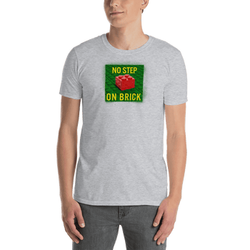 No Step on Brick (Don't Tread) Short-Sleeve Unisex T-Shirt - Proud Libertarian - Proud Libertarian