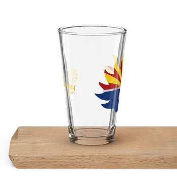Arizona Libertarian Party Porcupine Shaker pint glass - Proud Libertarian - Libertarian Party of Arizona