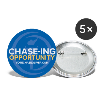 Chase-ing Opportunity Chase Oliver for President Buttons large 2.2'' (5-pack) - Proud Libertarian - Chase Oliver