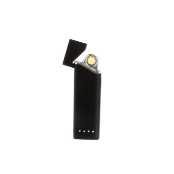 Flameless Trim Flip Lighter Black 3.25