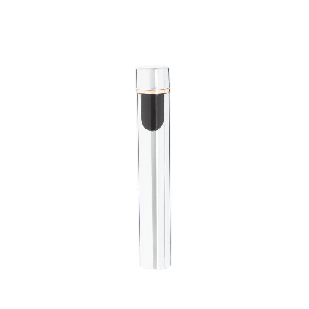 Flameless Cylinder Lighter Silver 3.25"