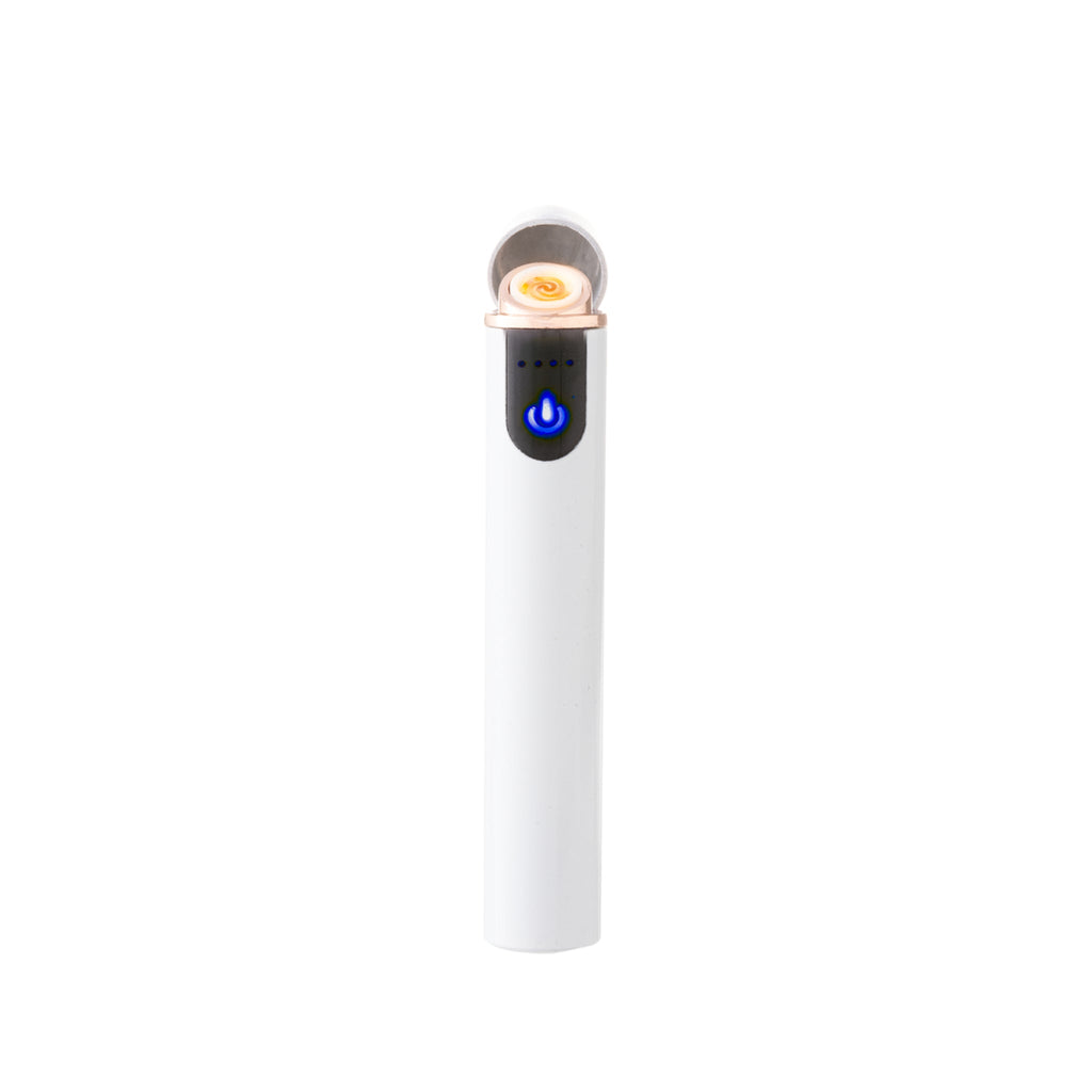 Flameless Cylinder Lighter White 3.25" by Creative Gifts