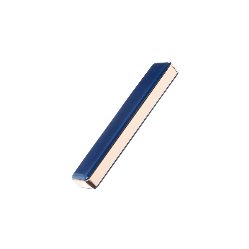 Flameless Rectangular Metal Trim Lighter Blue by Creative Gifts