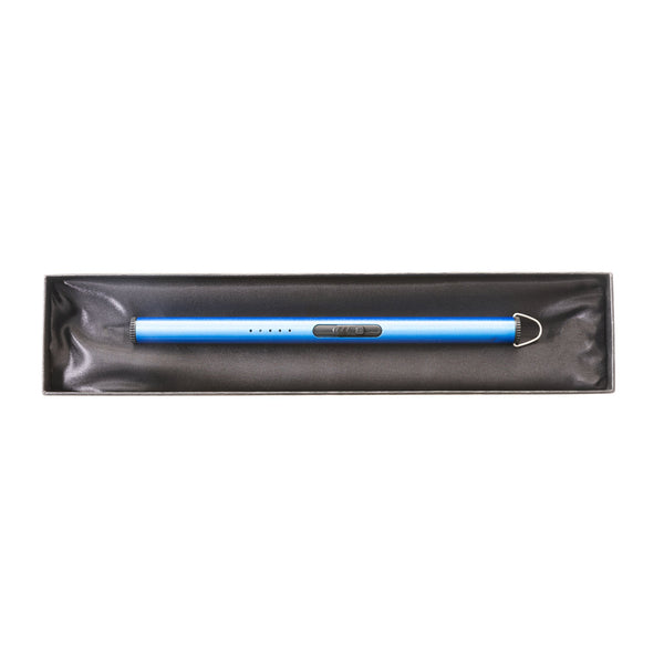 Flameless Cylinder Lighter Blue 8.75" by Creative Gifts