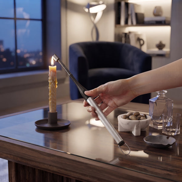 Flameless Extendable Lighter Silver