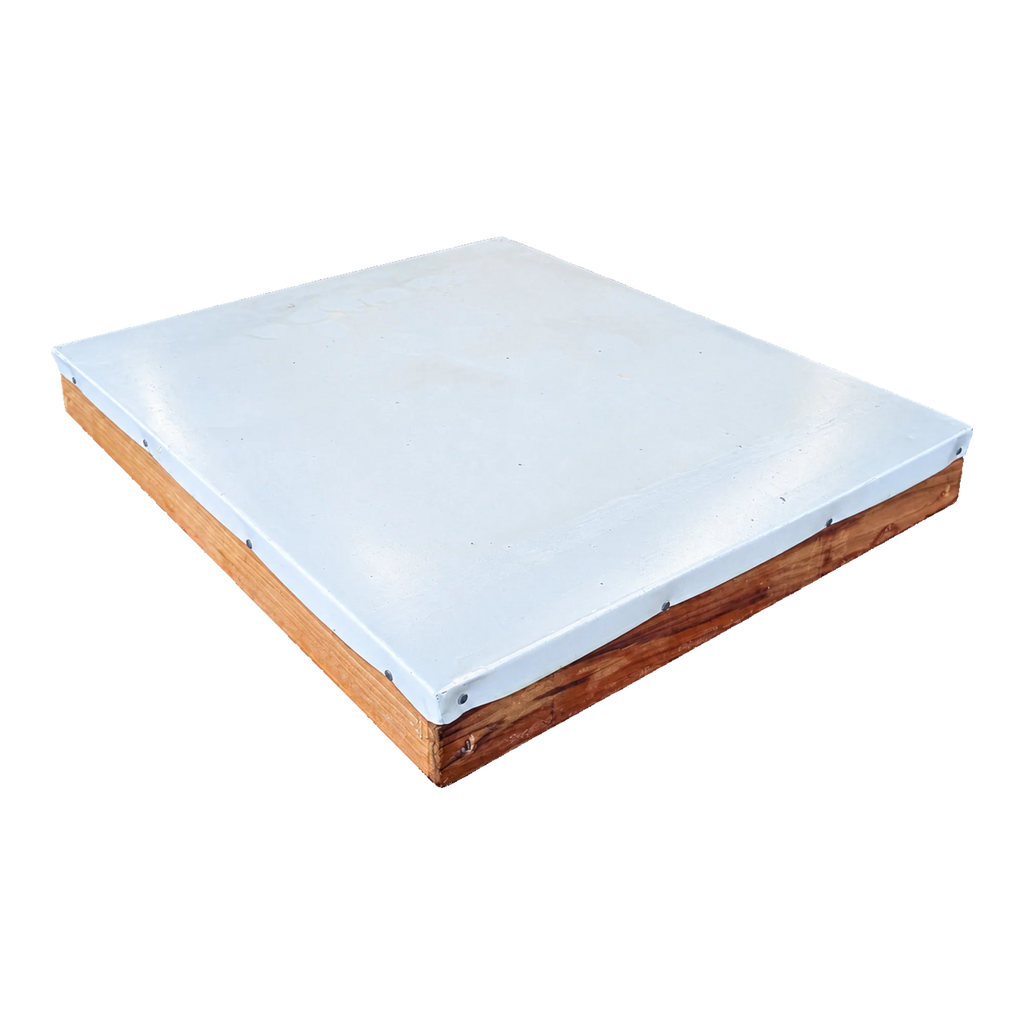10-Frame Cypress Metal Capped Telescoping Cover
