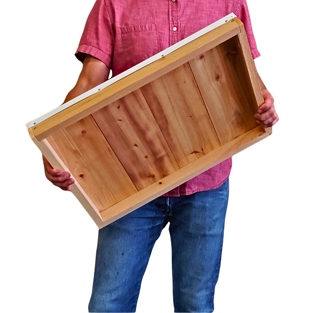 10-Frame Cypress Metal Capped Telescoping Cover