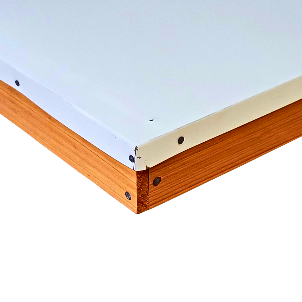 10-Frame Cypress Metal Capped Telescoping Cover