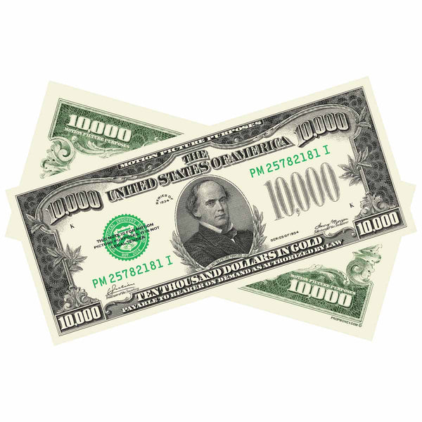 $10,000 Vintage Series Bills by Prop Money Inc