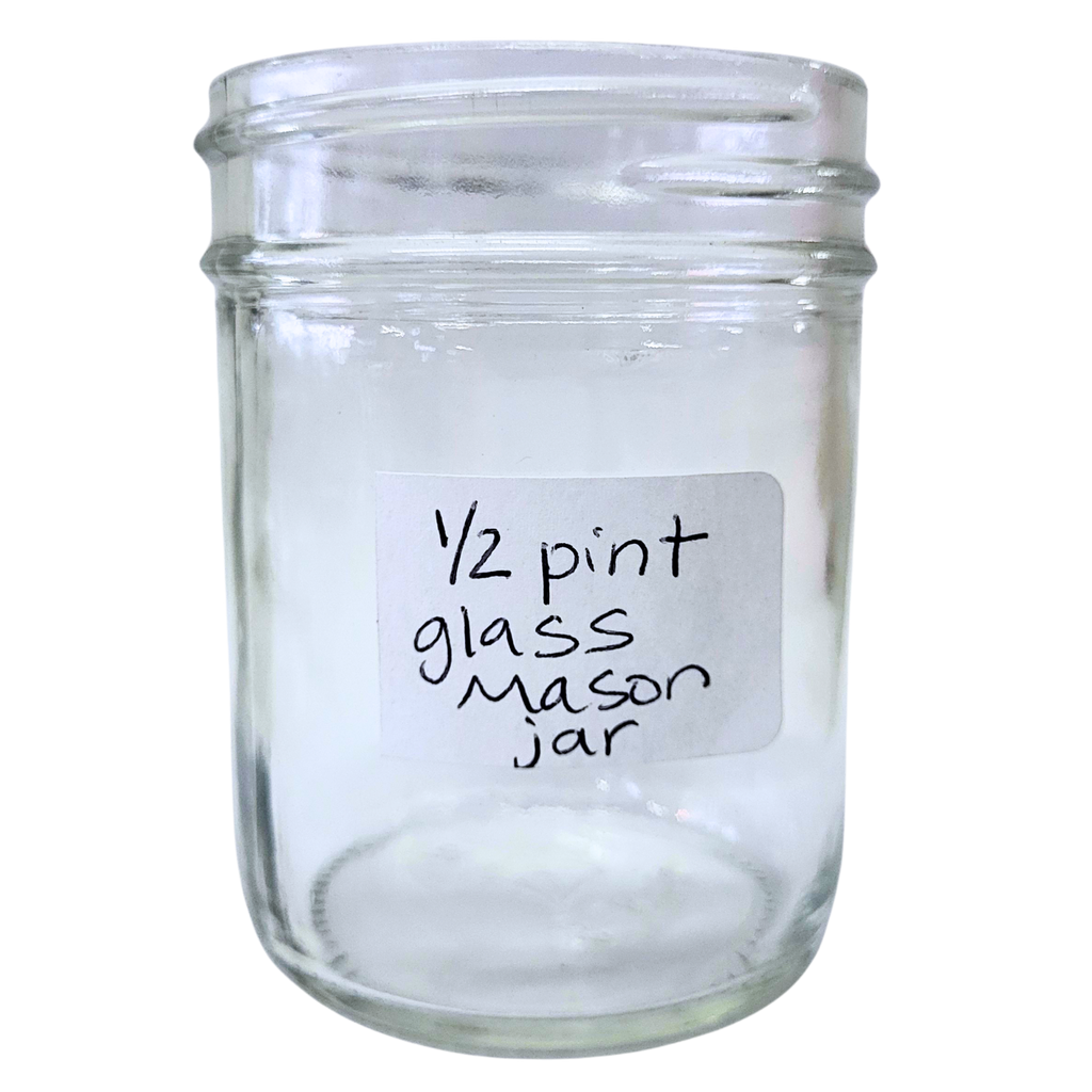 1/2 Glass Pint Mason Jar - 8 oz