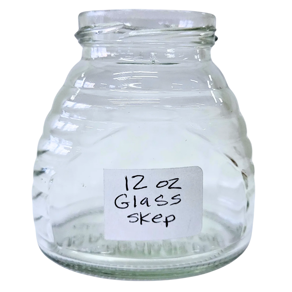12 oz Glass Skep Jars