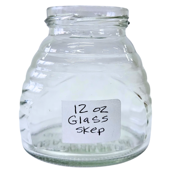 12 oz Glass Skep Jars