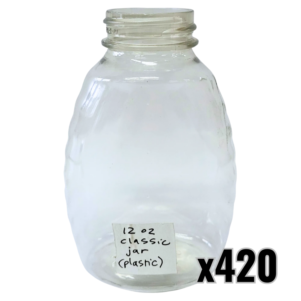 12 oz Plastic Classic Honey Jar