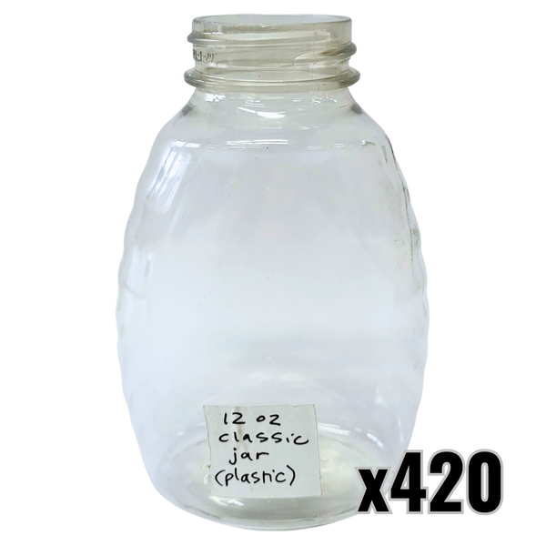12 oz Plastic Classic Honey Jar