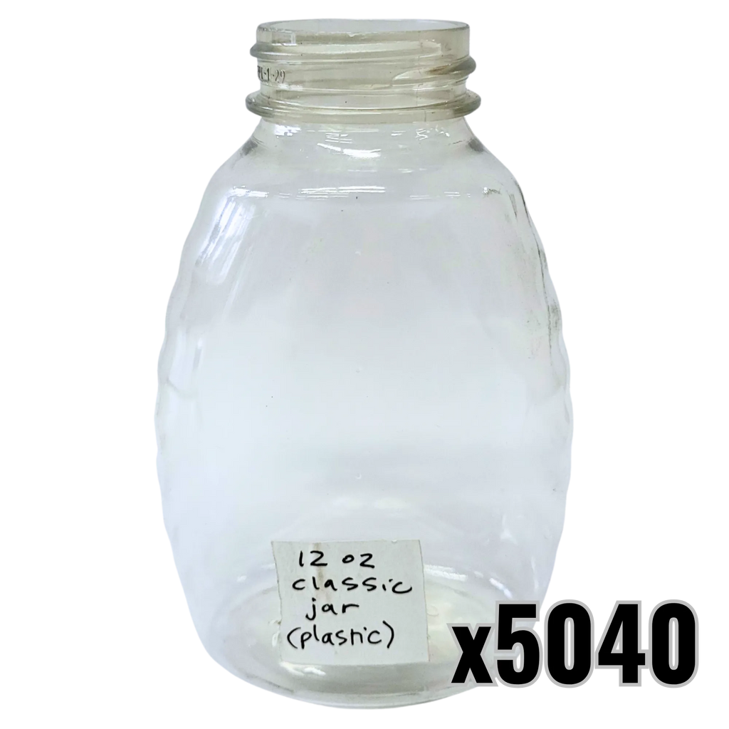 12 oz Plastic Classic Honey Jar