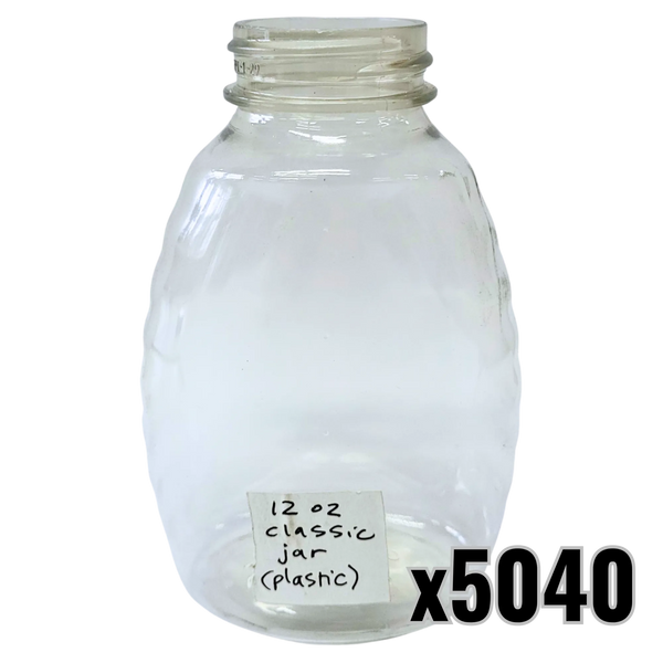 12 oz Plastic Classic Honey Jar