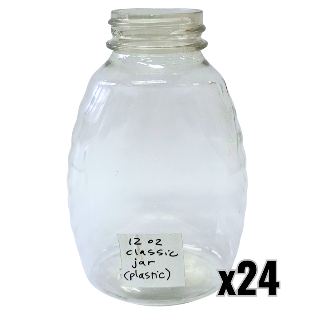 12 oz Plastic Classic Honey Jar