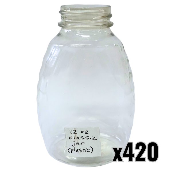 12 oz Plastic Classic Honey Jar