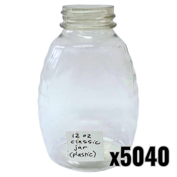 12 oz Plastic Classic Honey Jar