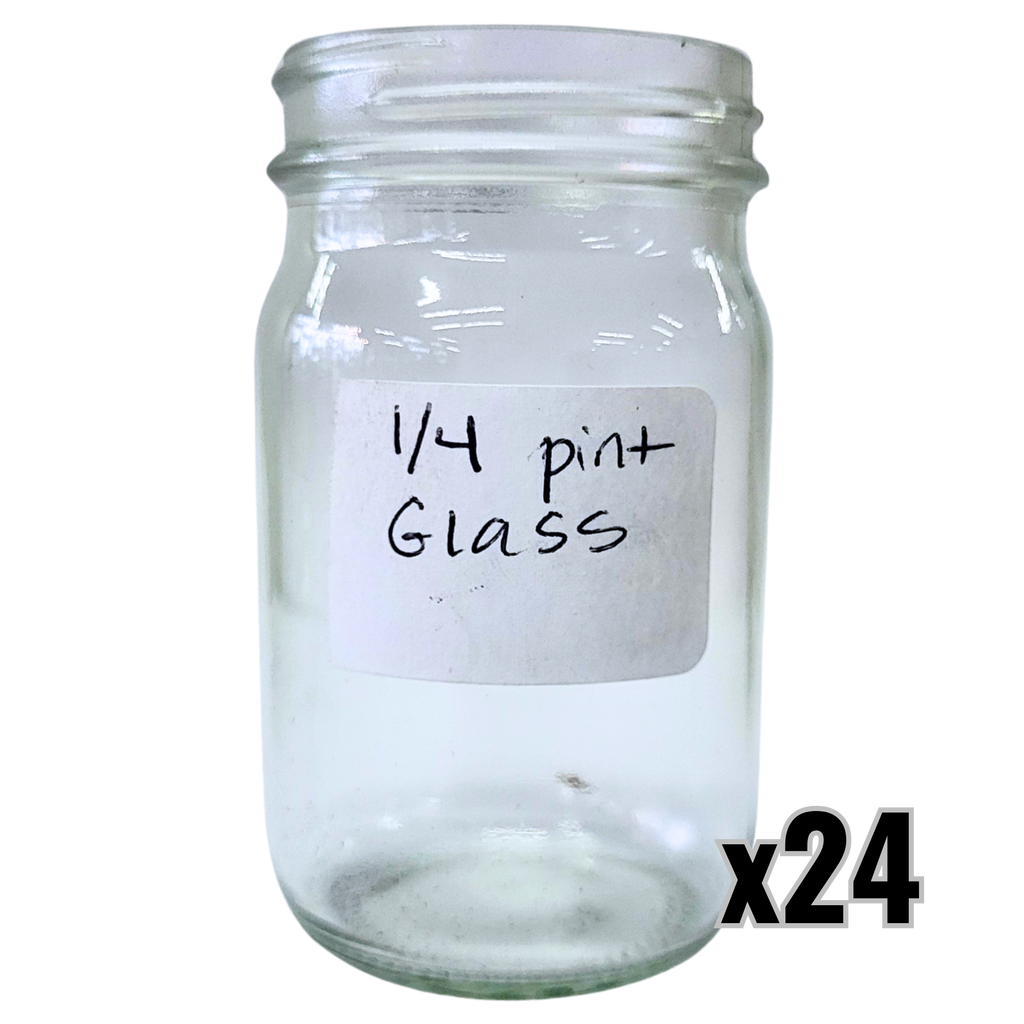 1/4 pint Glass Jars - 4 1/4 oz