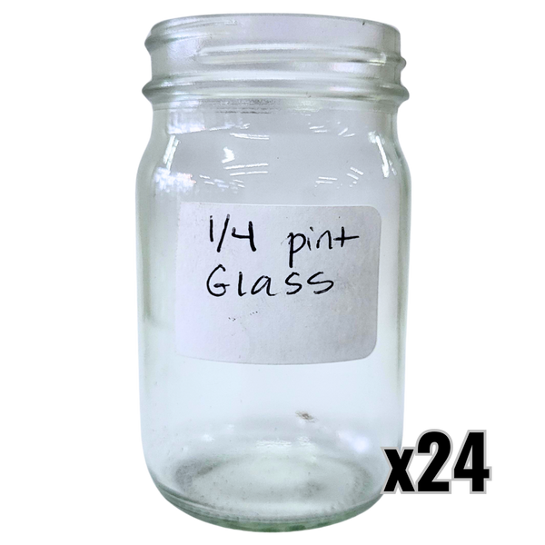 1/4 pint Glass Jars - 4 1/4 oz