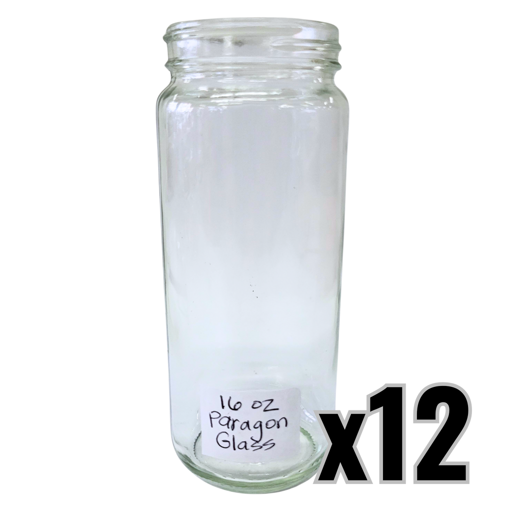 16 oz (12 fl oz) Glass Paragon Jars