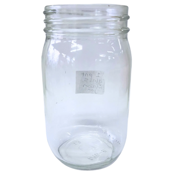 16 oz Glass Pint Mayo Jar