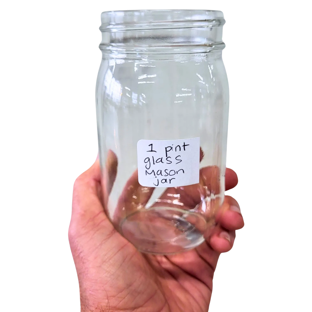 16 oz Glass Pint Mayo Jar