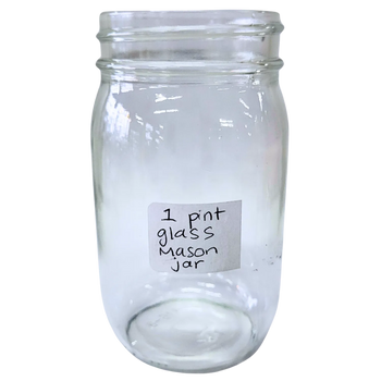 16 oz Glass Pint Mayo Jar