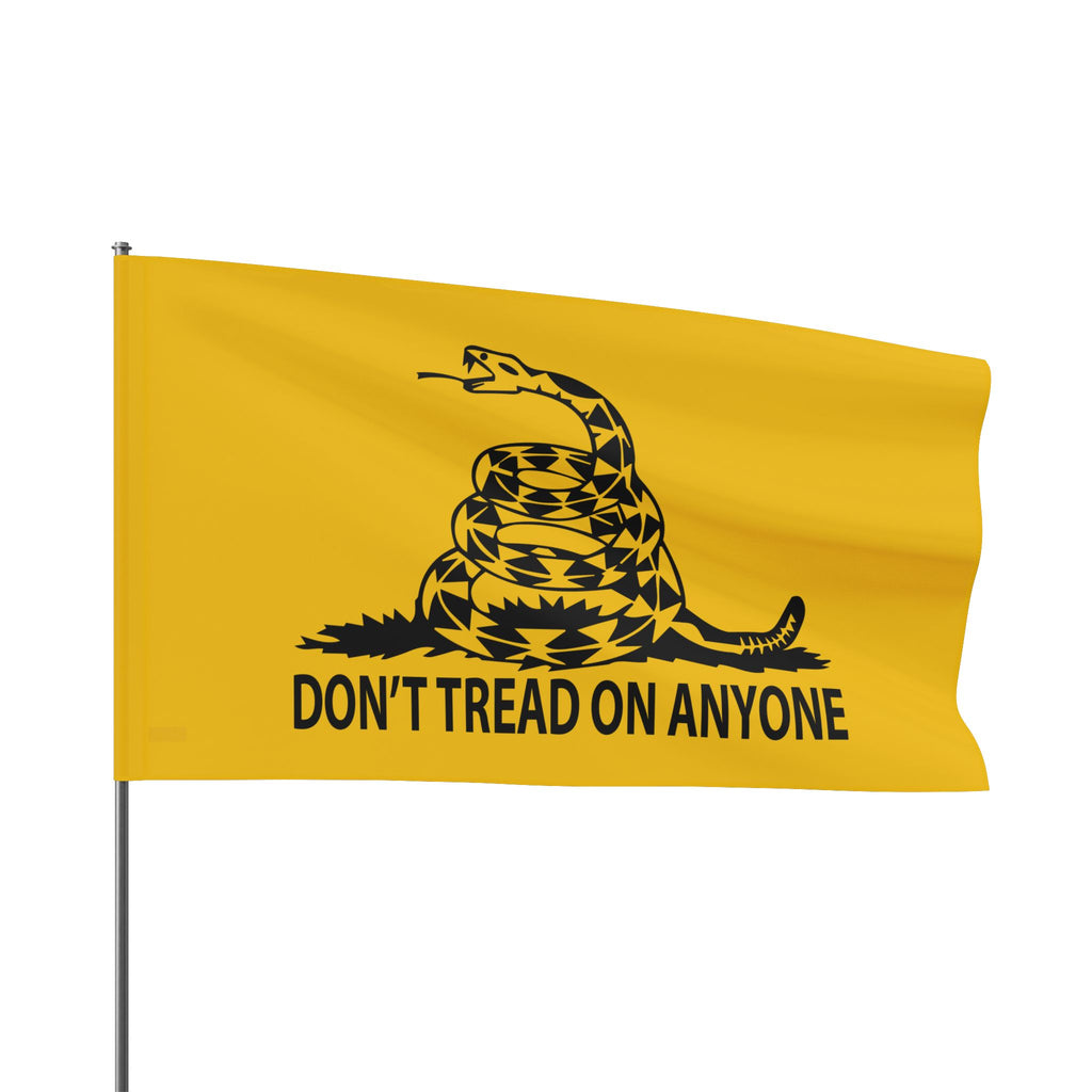 Don't Tread on Anyone Single Sided Flag