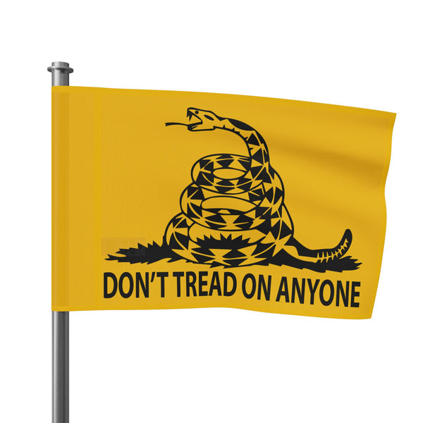 Don't Tread on Anyone Single Sided Flag