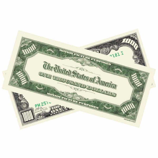 $1,000 Vintage Series Bills by Prop Money Inc