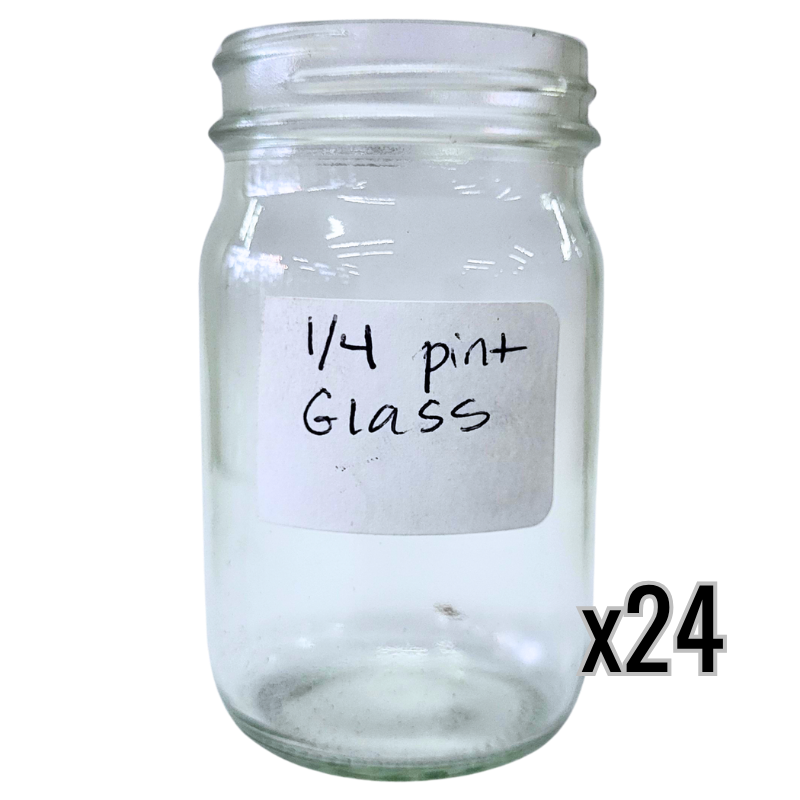1/4 Pint Glass Jars - 4 1/4 oz