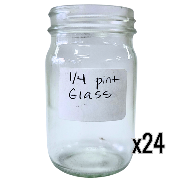 1/4 Pint Glass Jars - 4 1/4 oz