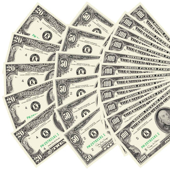 $20|$50|$100 $1,500 1990 Series Bills Mix by Prop Money Inc