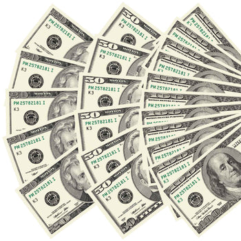$20|$50|$100 $1,500 2000 Series Bills Mix by Prop Money Inc