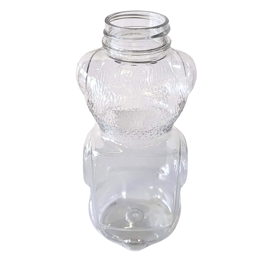 24 oz Plastic Flat Panel Honey Bears