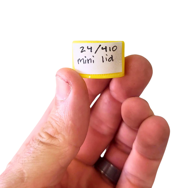24/410 Mini Honey Bear Plastic Lids