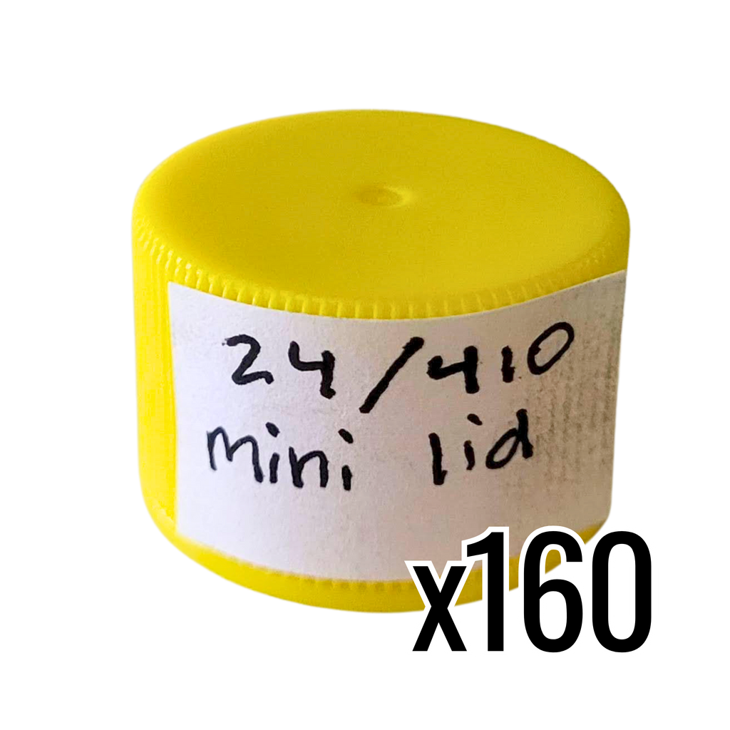 24/410 Mini Honey Bear Plastic Lids