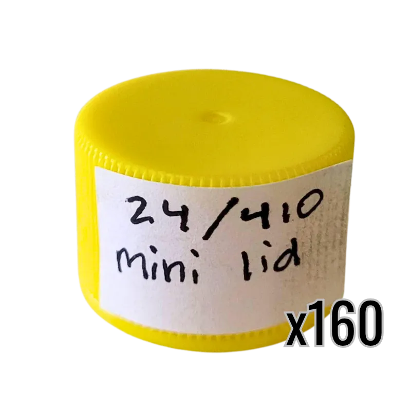 24/410 Mini Honey Bear Plastic Lids
