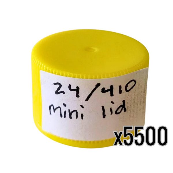 24/410 Mini Honey Bear Plastic Lids