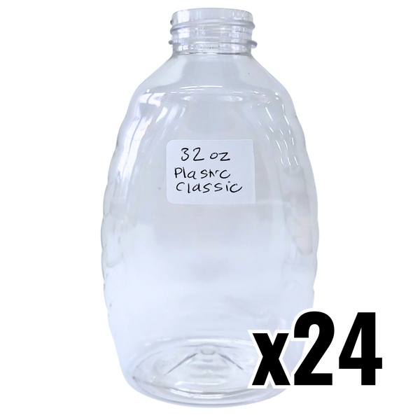 32 oz Plastic Classic Honey Jars