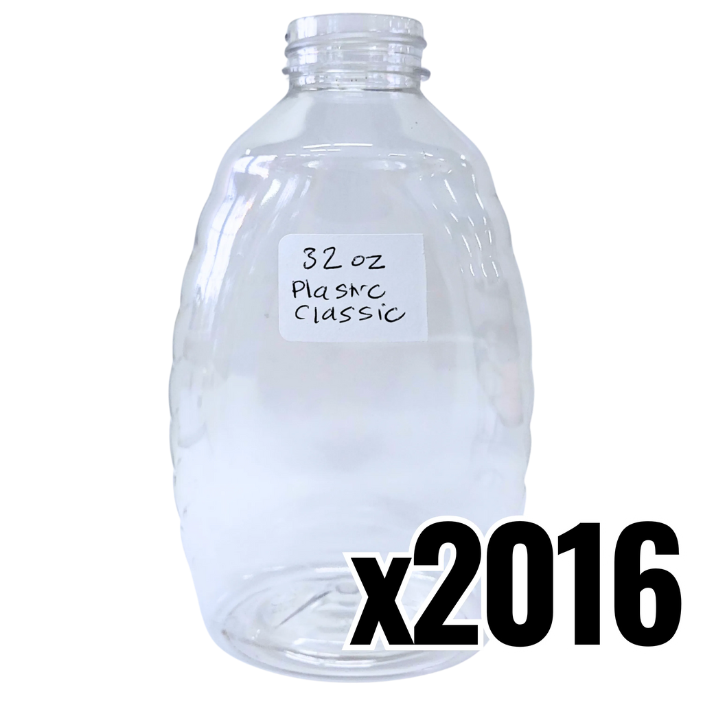 32 oz Plastic Classic Honey Jars