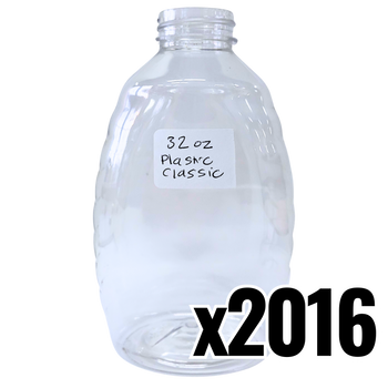 32 oz Plastic Classic Honey Jars