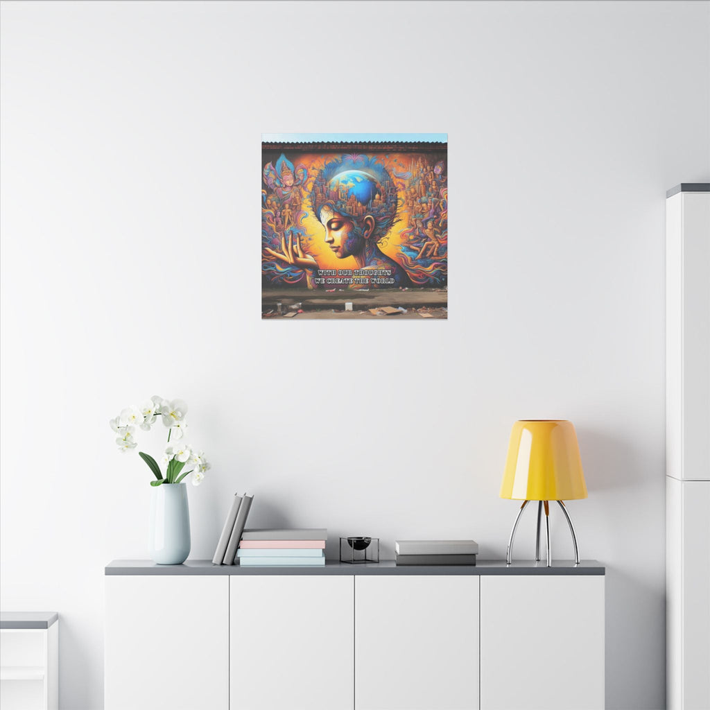 WITH OUR MINDS Matte Canvas, Stretched, 0.75"