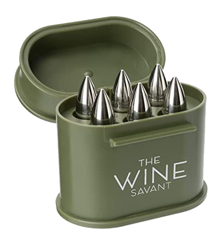 Whiskey Stones Ammunition Box Bullets Stainless Steel (Green)