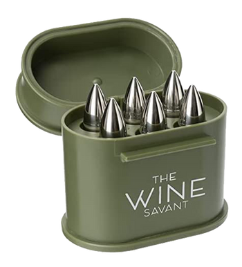 Whiskey Stones Ammunition Box Bullets Stainless Steel (Green)